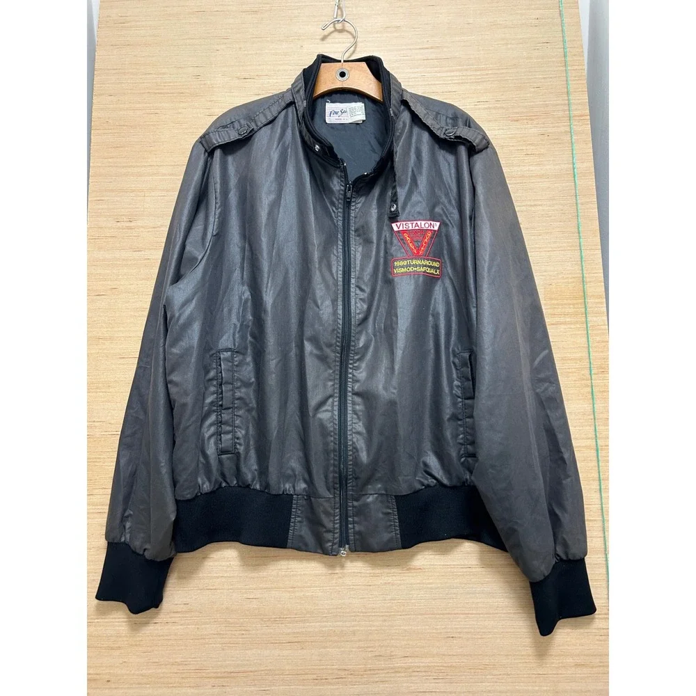 Vintage‎ Four Seasons 1989 Turnaround Jacket Mens XL Gray USA Made